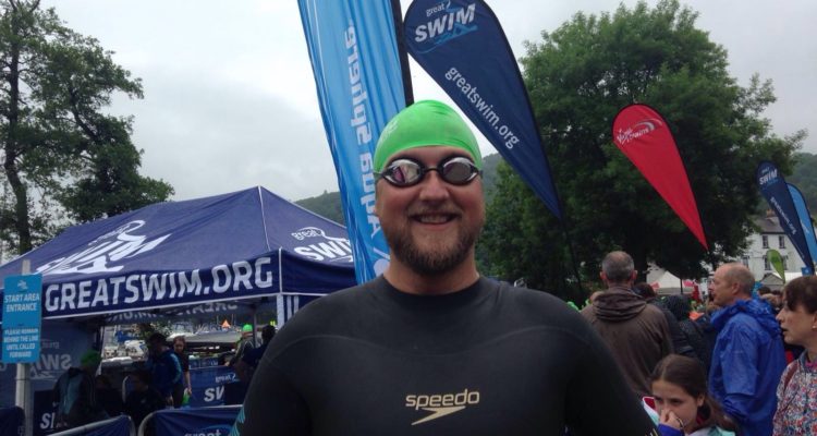 Dave Aspinall Great Swim Abersoch