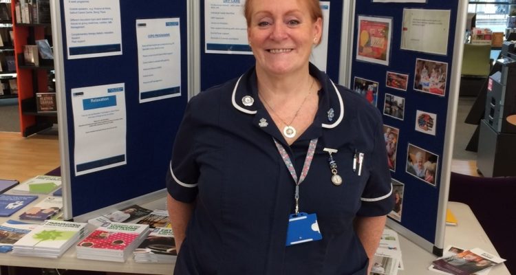 Nurse Olwyn Perkin support patients Hub