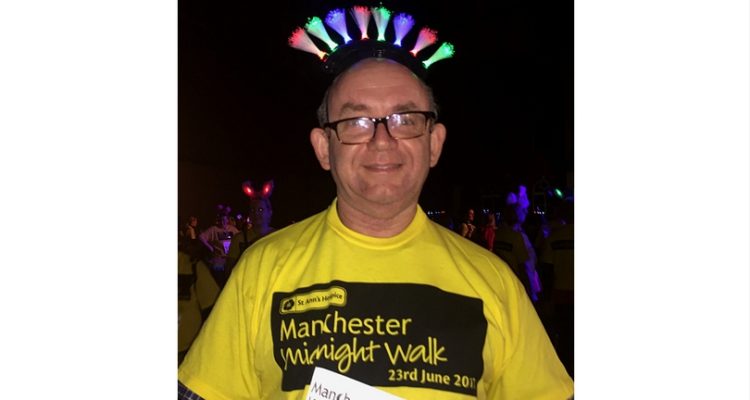 Allan Beardsworth at the Manchester Midnight Walk