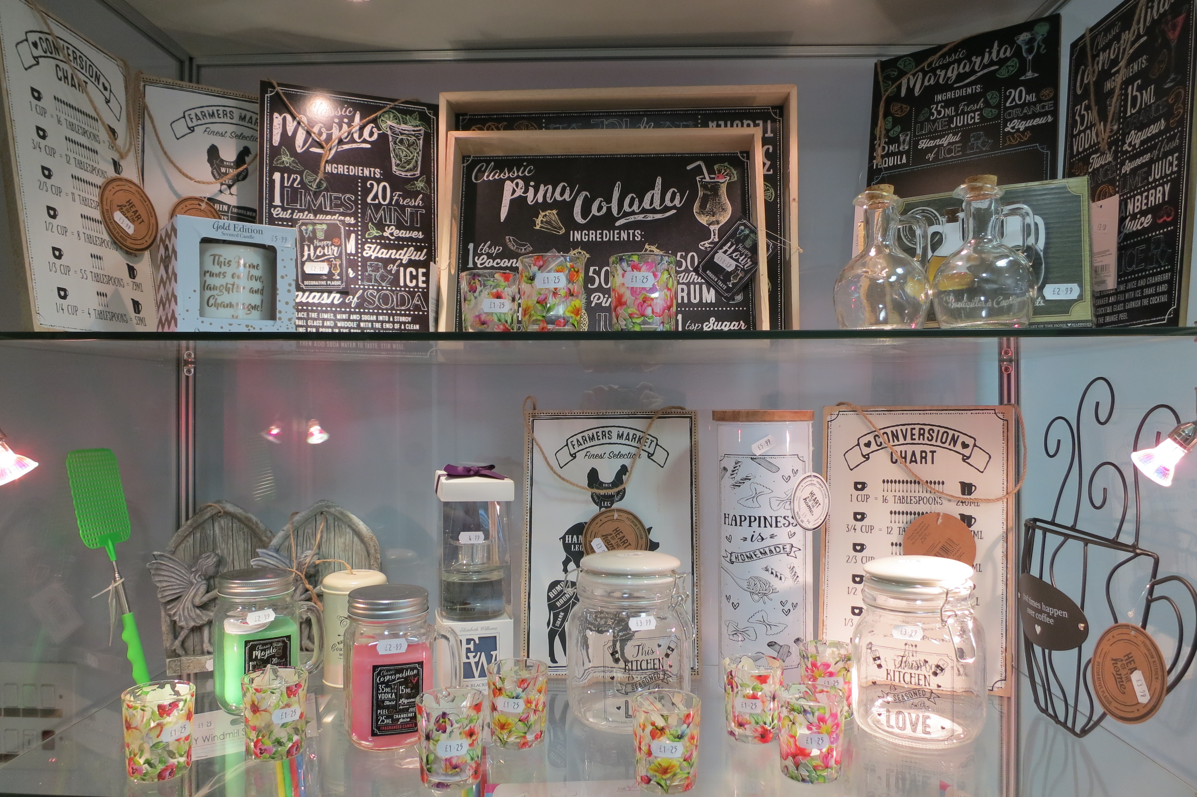 Selection of homeware goods