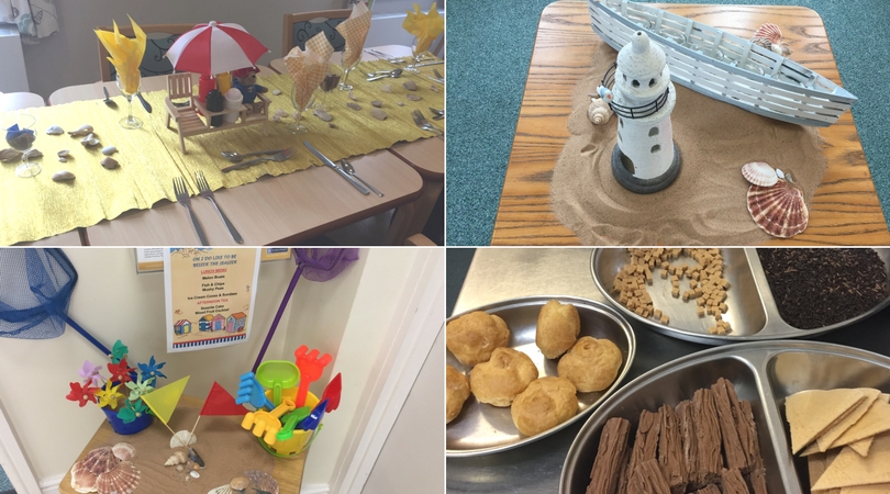 Seaside theme at daycare