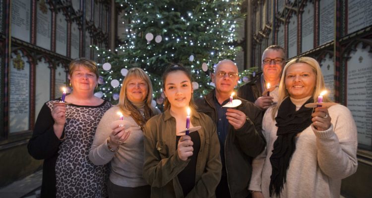 Blanchard family at light up a life