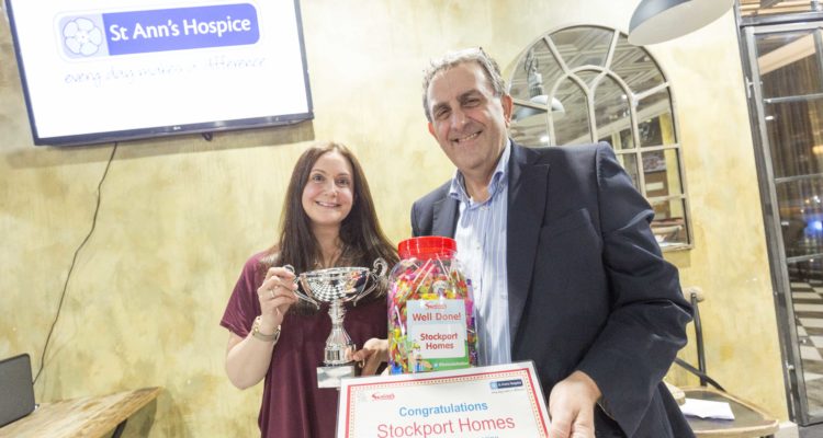 Eamonn O'Neal with 2017 winners Stockport Homes