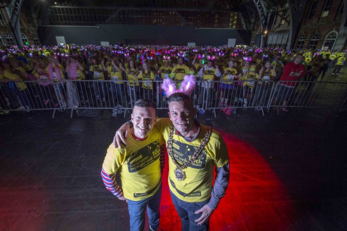 Phil Trow and Carl Austin Behan at a recent Midnight Walk