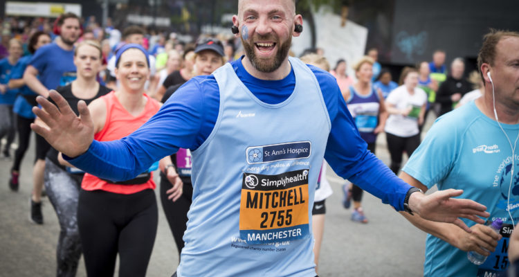 Mitch in a St Ann's running vest