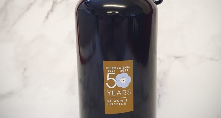 St Ann's Hospice 50th Anniversary Limited Edition Aluminium Drinks Bottle 500ml 