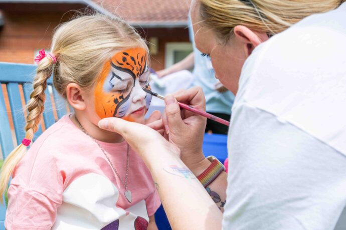 Face Painting at the Summer Fair